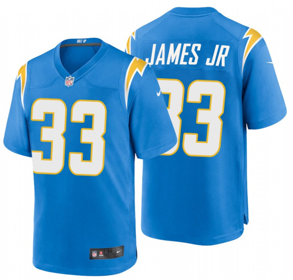 Men's Los Angeles Chargers #33 Derwin James 2020 Blue Stitched Jersey